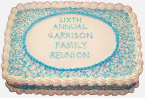 September 13, 2003 - reunion cake